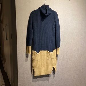 Baci Italian 10% wool sweater dress